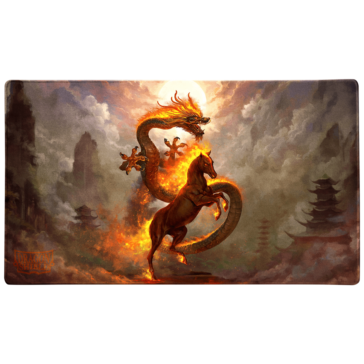 Dragon Shield Fire Horse 2026 TCG Playmat with Tube
