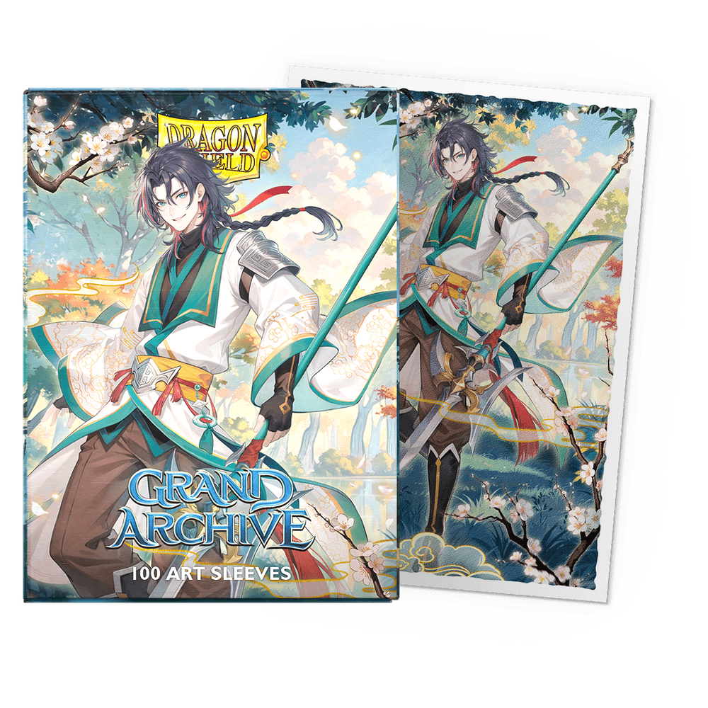Dragon Shield Grand Archive Jin Fate Defiant Matte Art Sleeves 100 Count