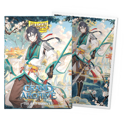 Dragon Shield Grand Archive Jin Fate Defiant Matte Art Sleeves 100 Count