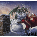 Dragon Shield Christmas 2025 Card Game Playmat with Art Tube