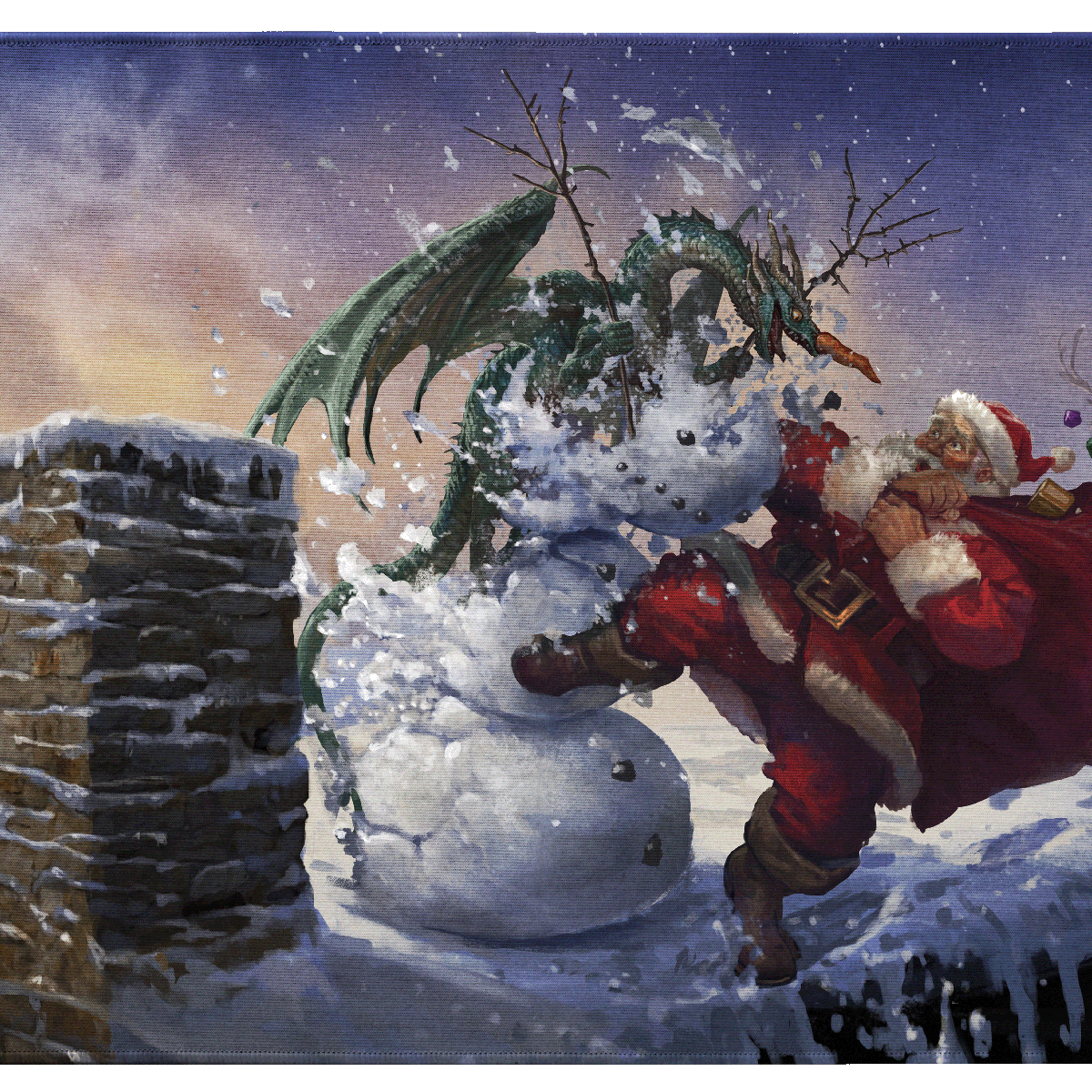Dragon Shield Christmas 2025 Card Game Playmat with Art Tube