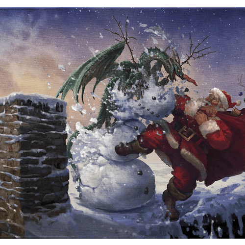 Dragon Shield Christmas 2025 Card Game Playmat with Art Tube