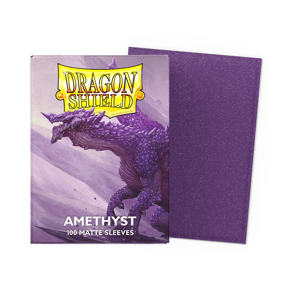 Dragon Shield Amethyst Matte Sleeves 100 Count Standard Size