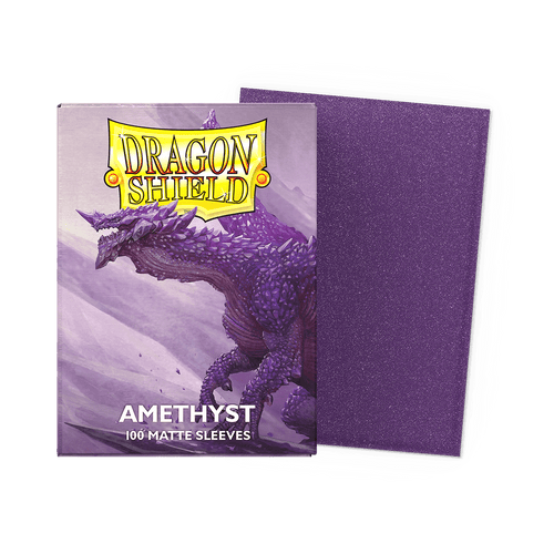Dragon Shield Amethyst Matte Sleeves 100 Count Standard Size