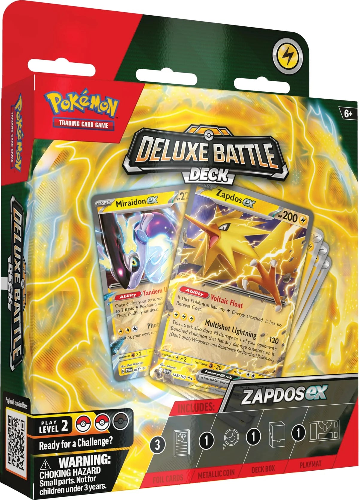 Pokémon TCG: Zapdos ex Deluxe Battle Deck