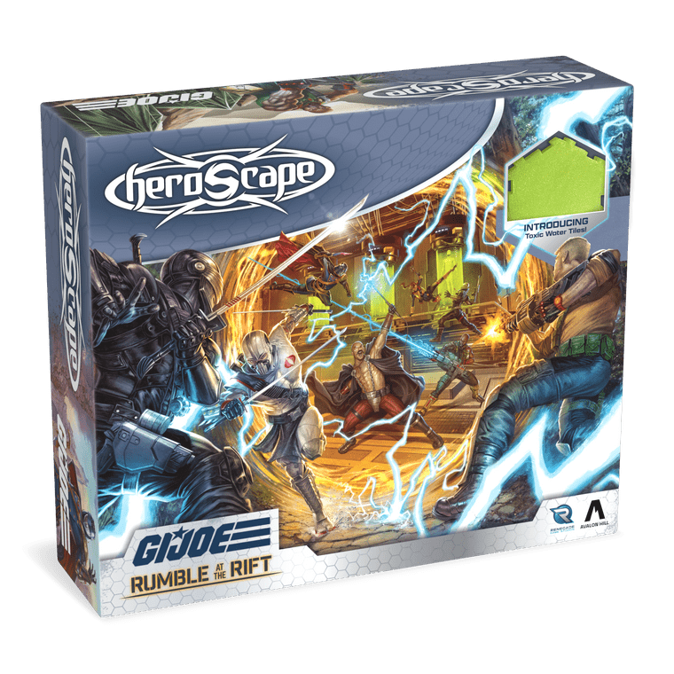 G.I. JOE Heroscape Rumble at the Rift Battle Box - 8 Miniatures, Terrain, Dice
