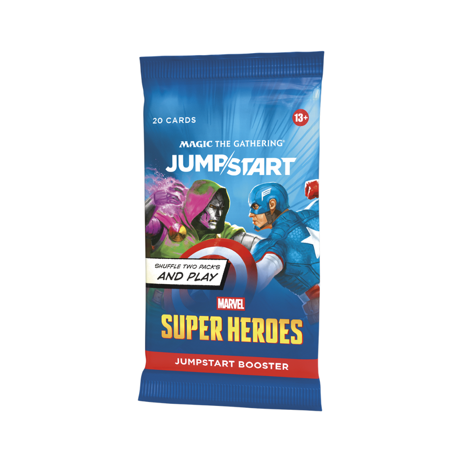 Magic The Gathering Marvel Super Heroes sealed Jumpstart booster pack