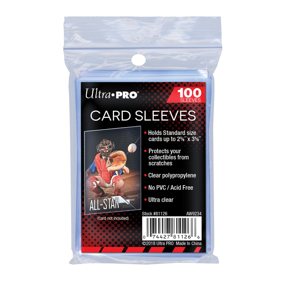 Ultra PRO Soft Card Penny Sleeves 100 Count - Clear