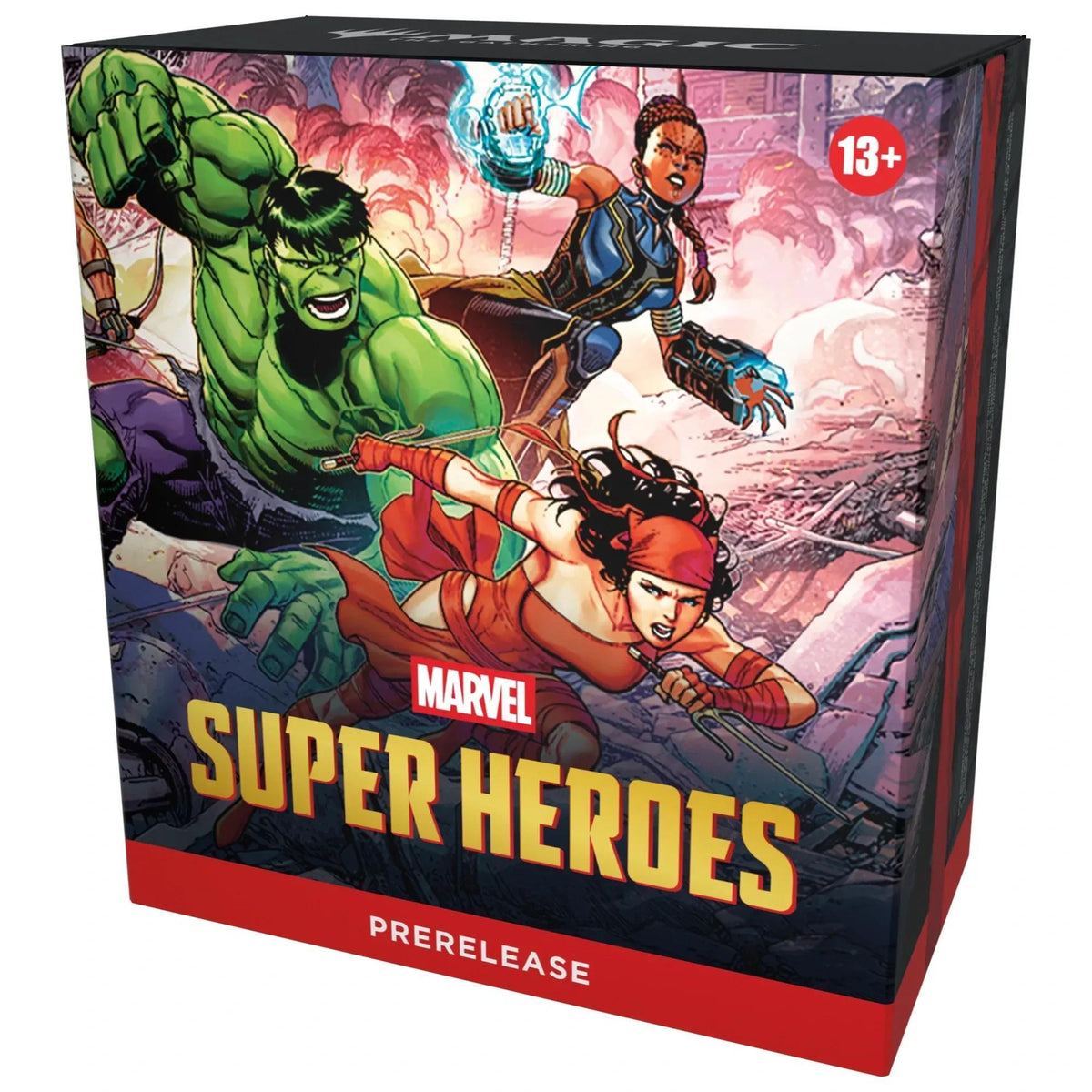 Magic: The Gathering Marvel Super Heroes Prerelease Pack – 6 Play Boosters