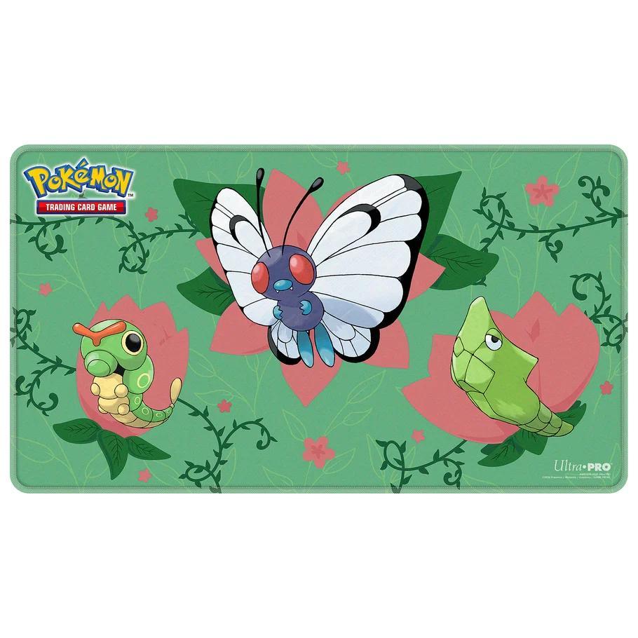 Ultra PRO Pokémon Caterpie Evolutions Stitched Playmat – Official TCG Game Mat